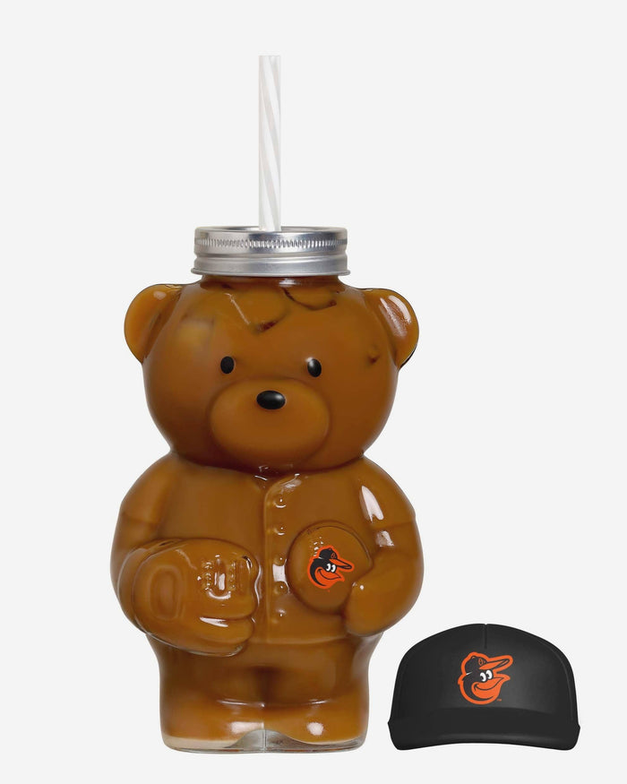 Baltimore Orioles Glass Bear Tumbler FOCO - FOCO.com