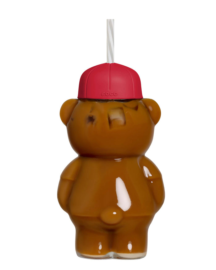 Cincinnati Reds Glass Bear Tumbler