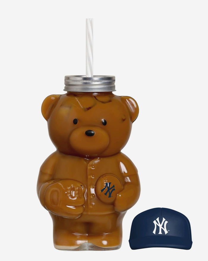 New York Yankees Glass Bear Tumbler FOCO - FOCO.com