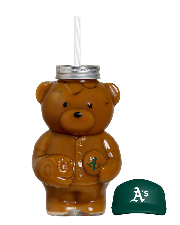 Athletics Glass Bear Tumbler