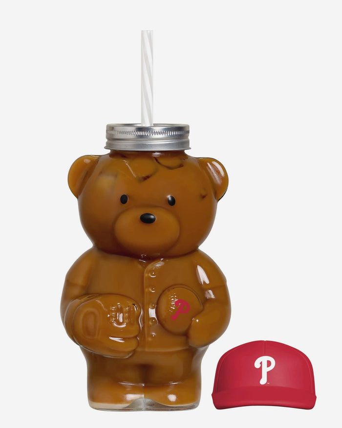 Philadelphia Phillies Glass Bear Tumbler FOCO - FOCO.com