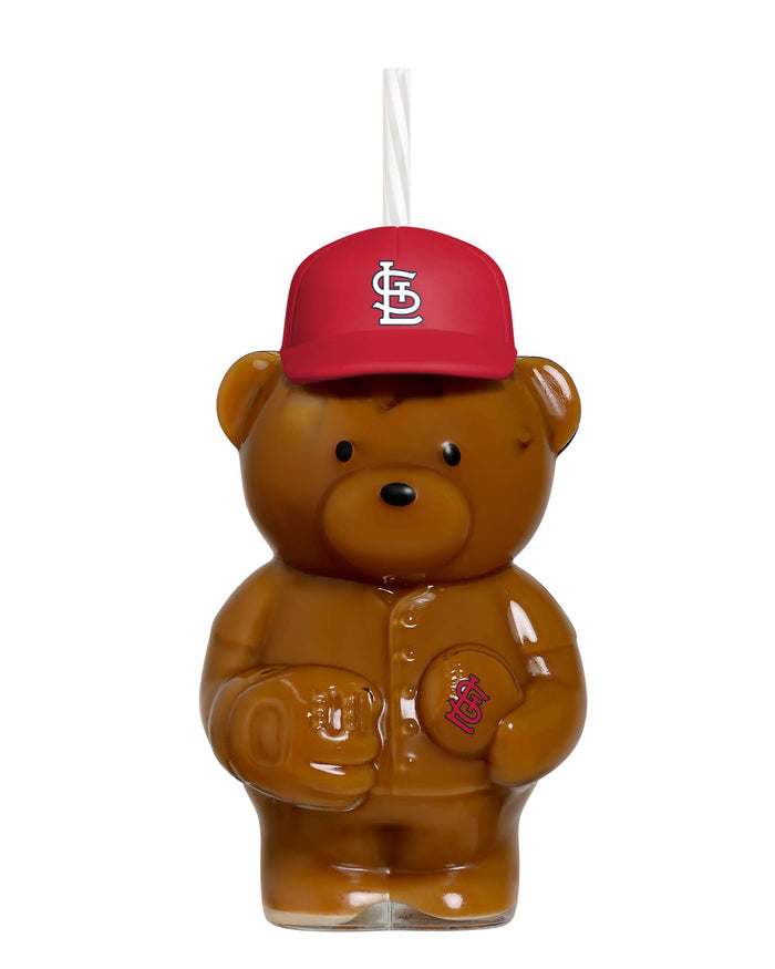 St Louis Cardinals Glass Bear Tumbler