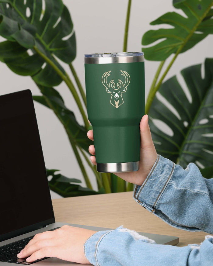 Milwaukee Bucks Team Logo 30 oz Tumbler FOCO - FOCO.com