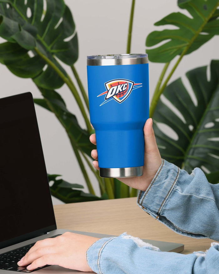 Oklahoma City Thunder Team Logo 30 oz Tumbler FOCO - FOCO.com