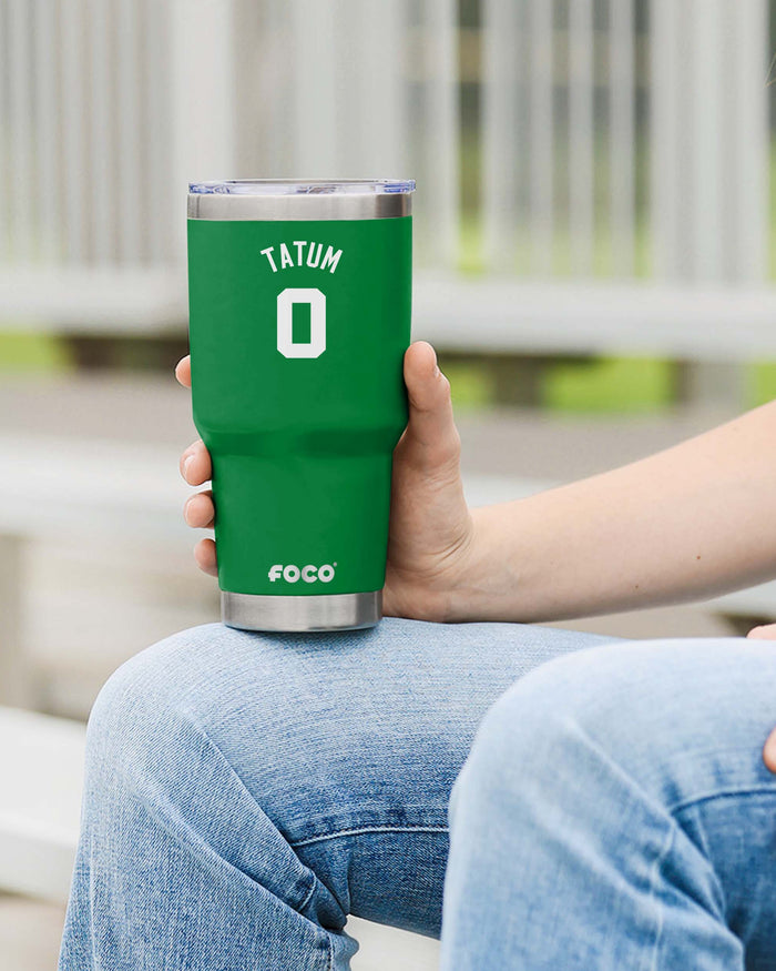 Jayson Tatum Boston Celtics Team Logo 30 oz Player Tumbler FOCO - FOCO.com