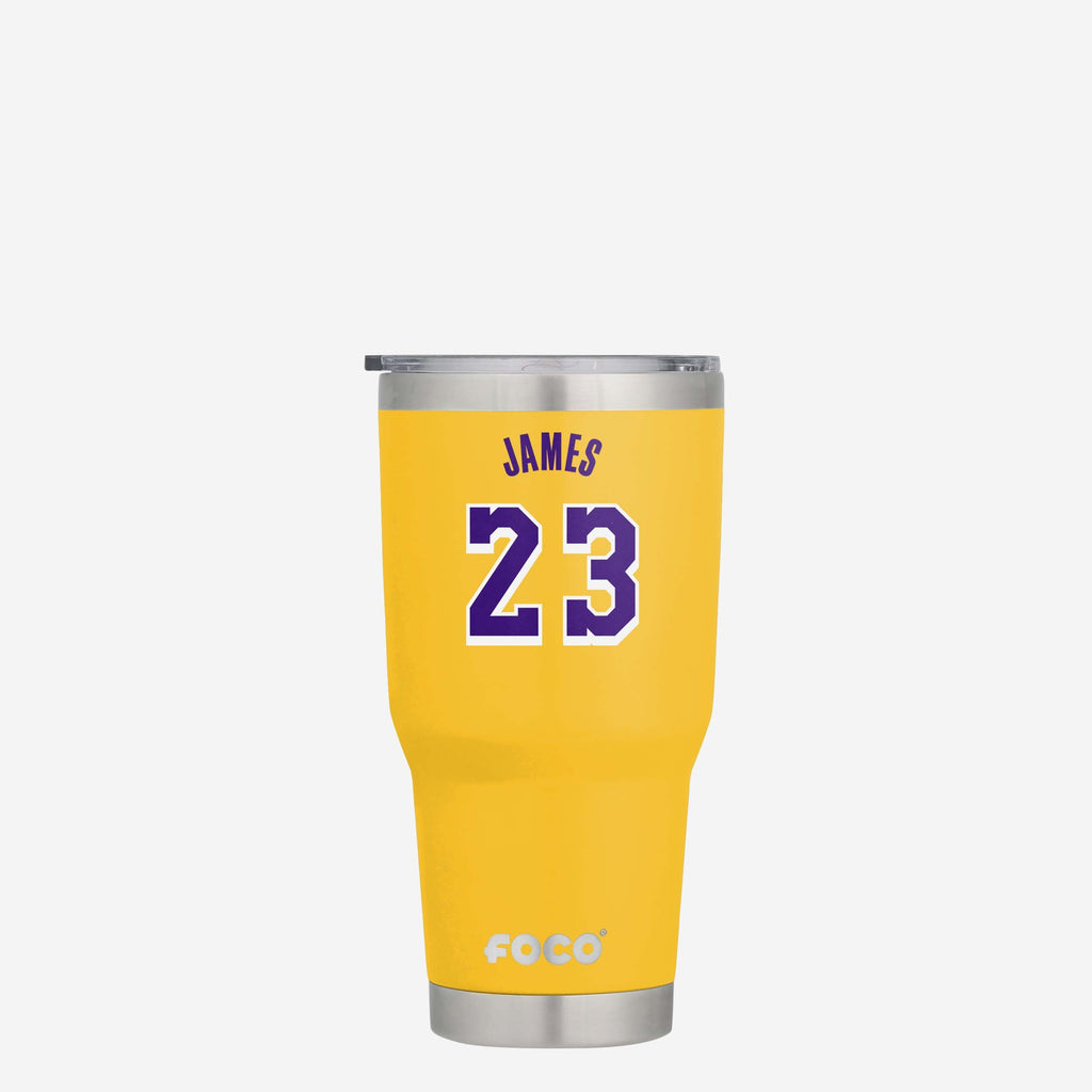 LeBron James Los Angeles Lakers Team Logo 30 oz Player Tumbler FOCO - FOCO.com