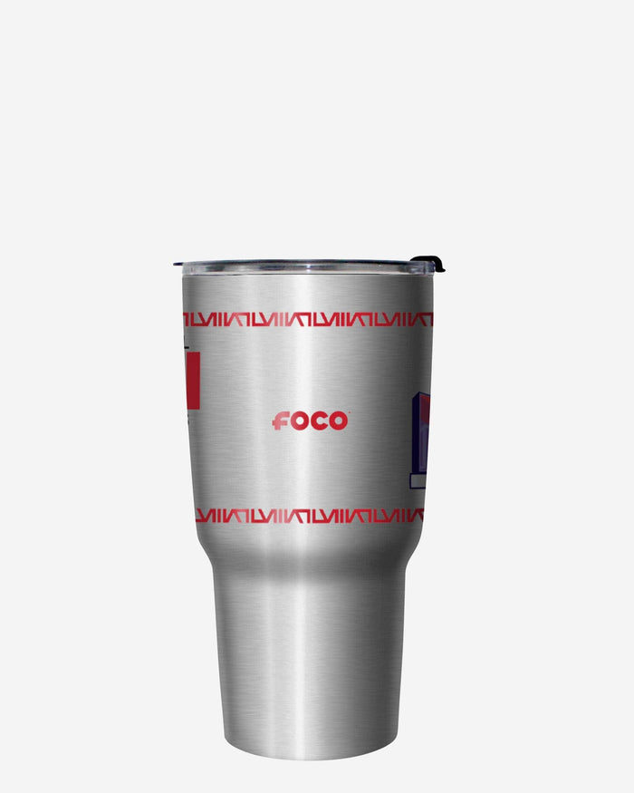 Kansas City Chiefs Super Bowl LVIII Champions Silver Diamond 27 oz Stainless Steel Tumbler FOCO - FOCO.com