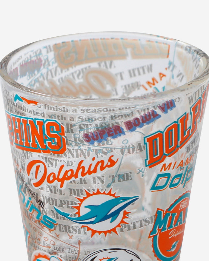 Miami Dolphins 3 Pack Shot Glass FOCO - FOCO.com