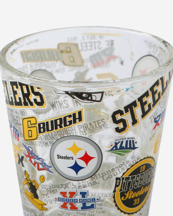 Pittsburgh Steelers 3 Pack Shot Glass FOCO - FOCO.com