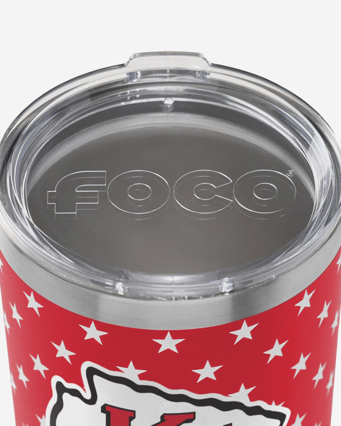 Kansas City Chiefs Americana Team Logo 30 oz Tumbler FOCO - FOCO.com