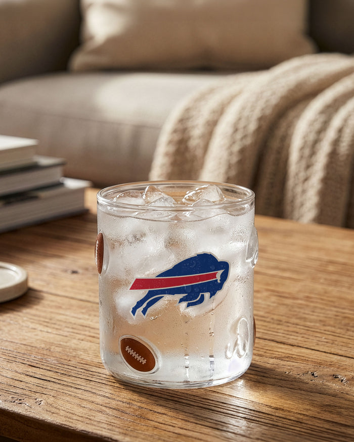 Buffalo Bills Team Logo 17 oz Glass Cup