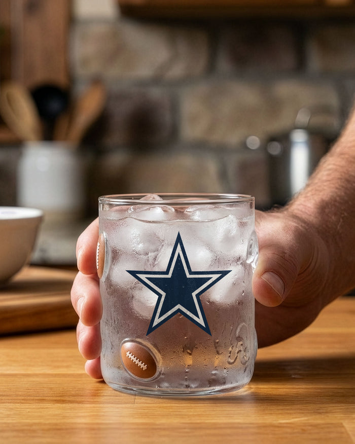 Dallas Cowboys Team Logo 17 oz Glass Cup