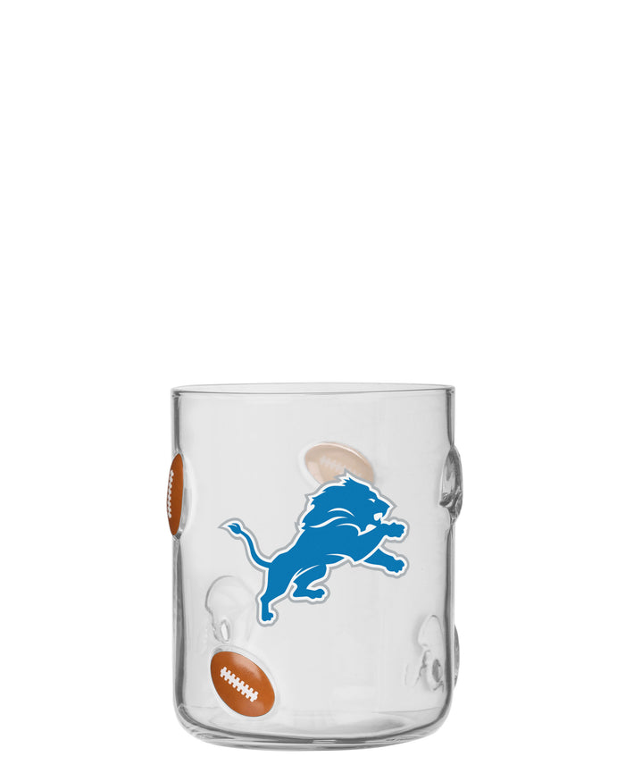 Detroit Lions Team Logo 17 oz Glass Cup