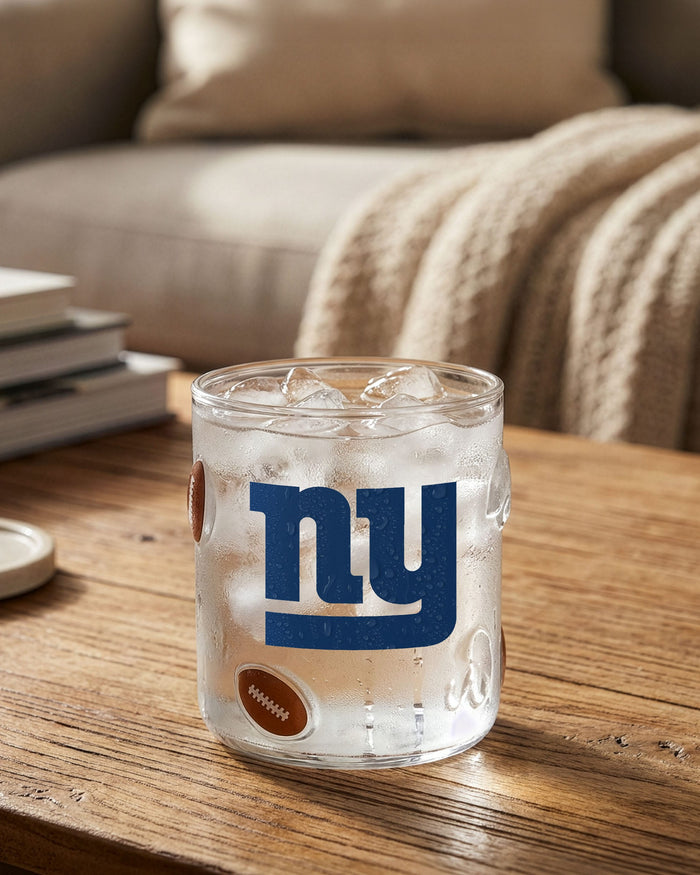 New York Giants Team Logo 17 oz Glass Cup