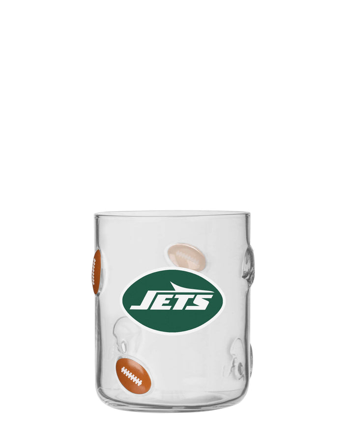 New York Jets 17 oz Glass Cup