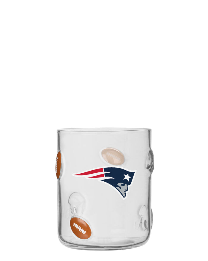New England Patriots Team Logo 17 oz Glass Cup