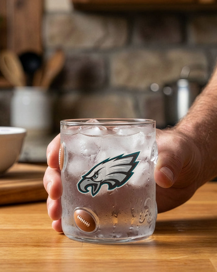 Philadelphia Eagles Team Logo 17 oz Glass Cup