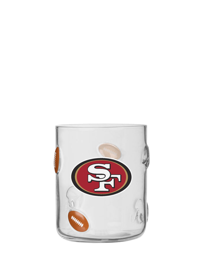 San Francisco 49ers Team Logo 17 oz Glass Cup