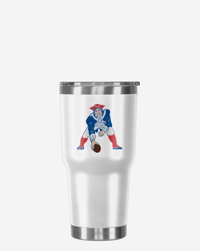 New England Patriots Retro Team Logo 30 oz Tumbler FOCO - FOCO.com