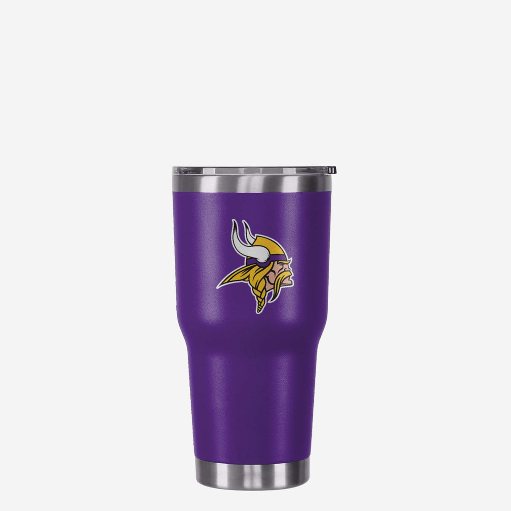 Minnesota Vikings Purple Team Logo 30 oz Tumbler FOCO - FOCO.com