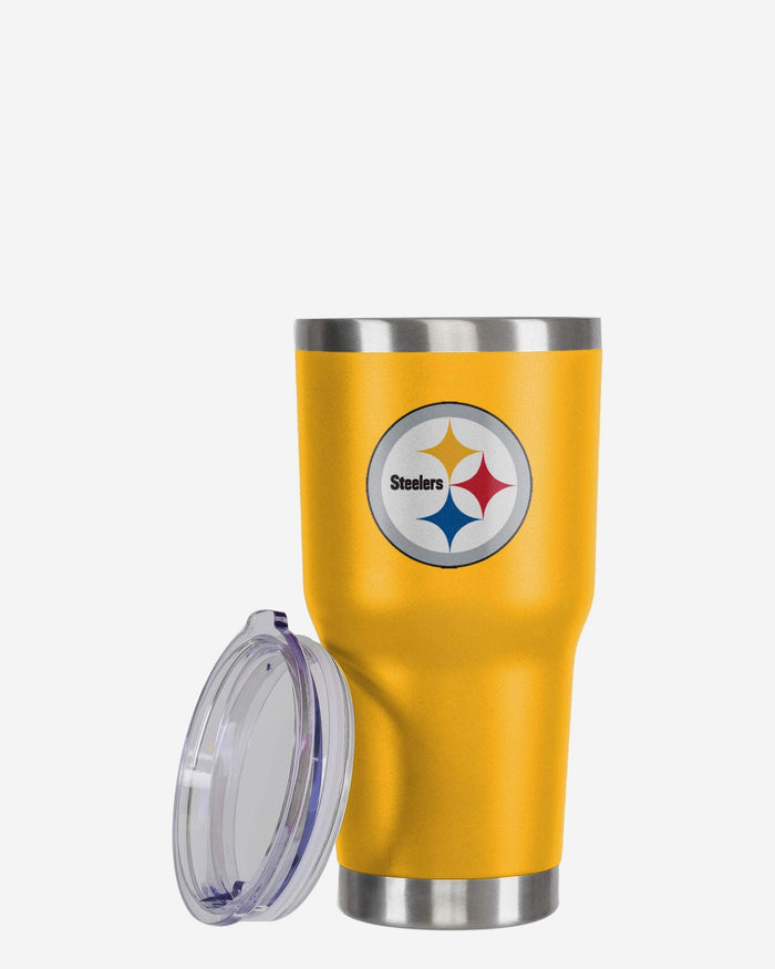 Pittsburgh Steelers Yellow Team Logo 30 oz Tumbler FOCO - FOCO.com
