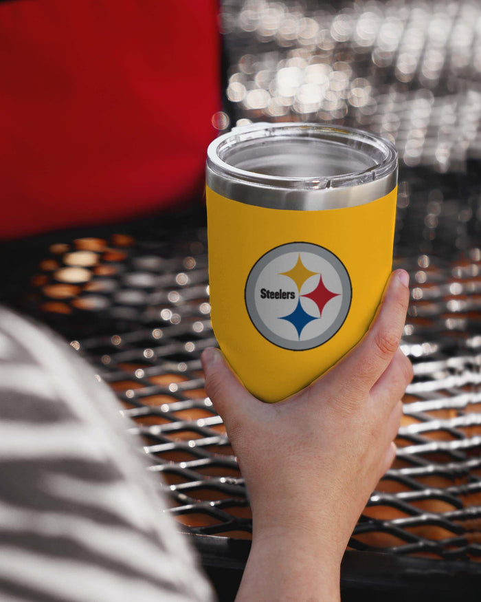 Pittsburgh Steelers Yellow Team Logo 30 oz Tumbler FOCO - FOCO.com