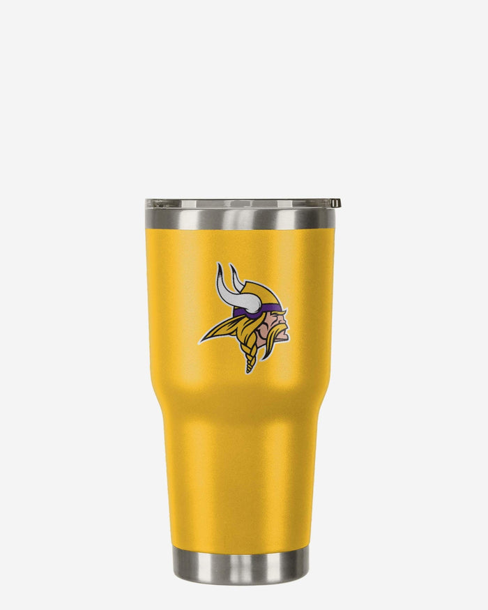 Minnesota Vikings Yellow Team Logo 30 oz Tumbler FOCO - FOCO.com