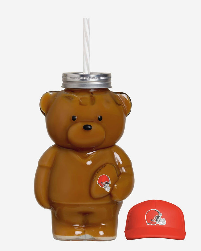 Cleveland Browns Glass Bear Tumbler FOCO - FOCO.com