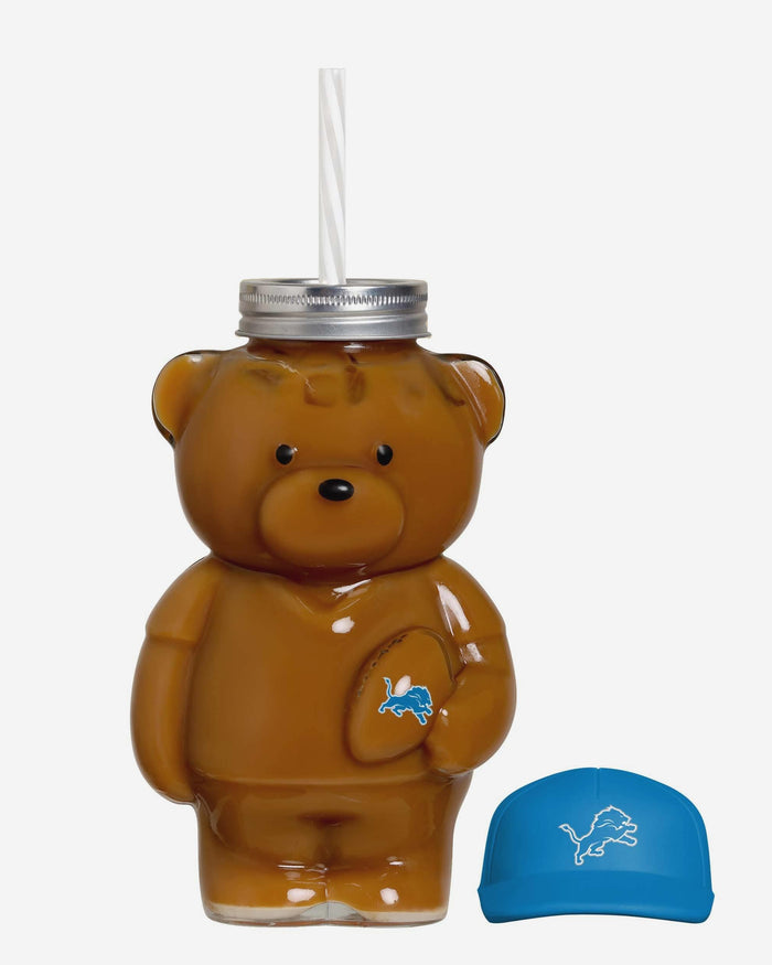 Detroit Lions Glass Bear Tumbler FOCO - FOCO.com