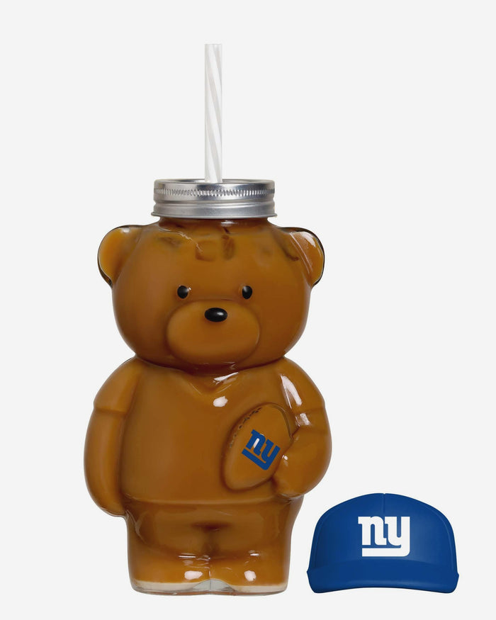 New York Giants Glass Bear Tumbler FOCO - FOCO.com