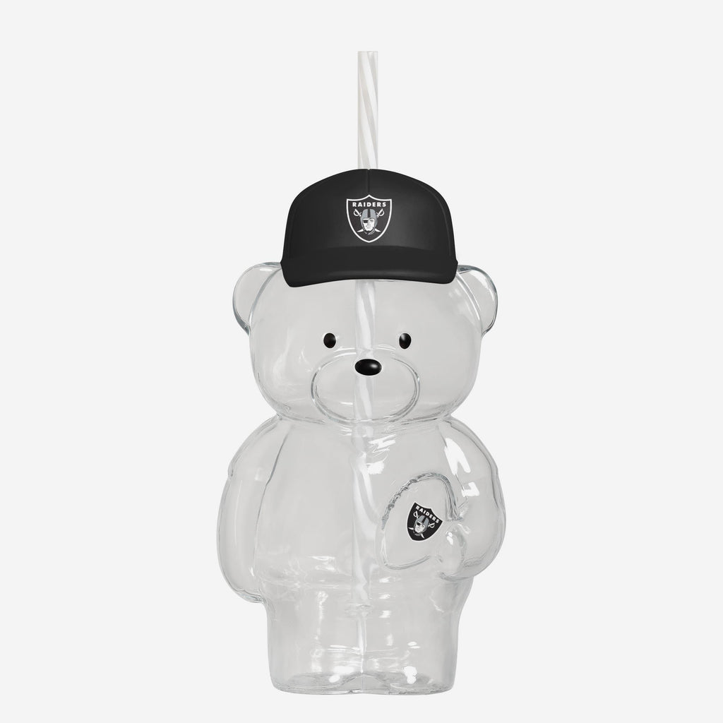 Las Vegas Raiders Glass Bear Tumbler FOCO - FOCO.com