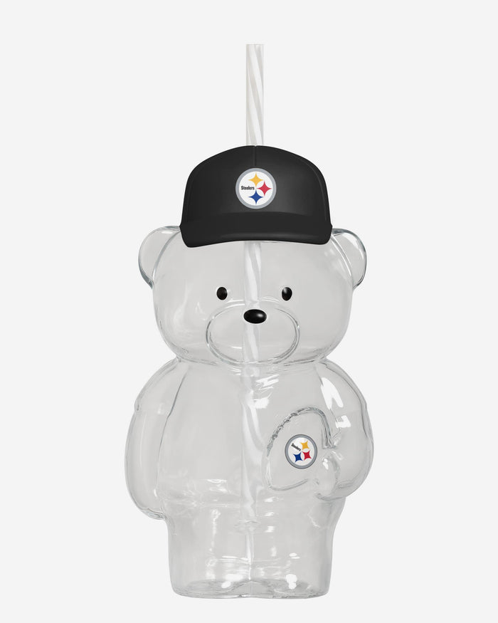 Pittsburgh Steelers Glass Bear Tumbler FOCO - FOCO.com