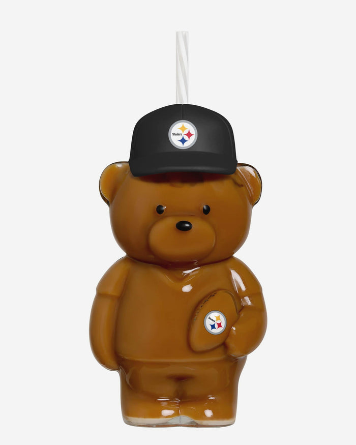 Pittsburgh Steelers Glass Bear Tumbler FOCO - FOCO.com