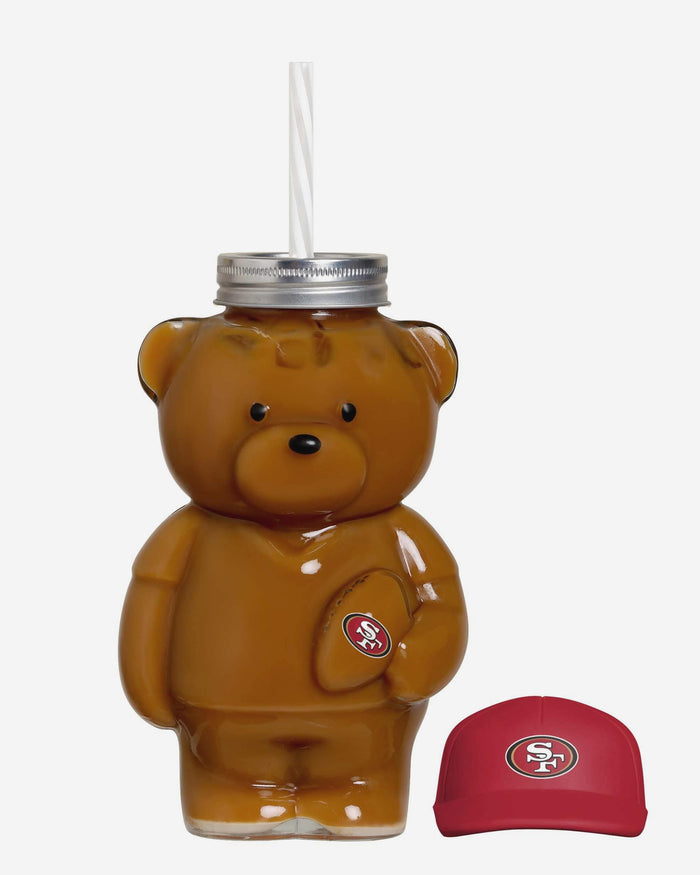 San Francisco 49ers Glass Bear Tumbler FOCO - FOCO.com