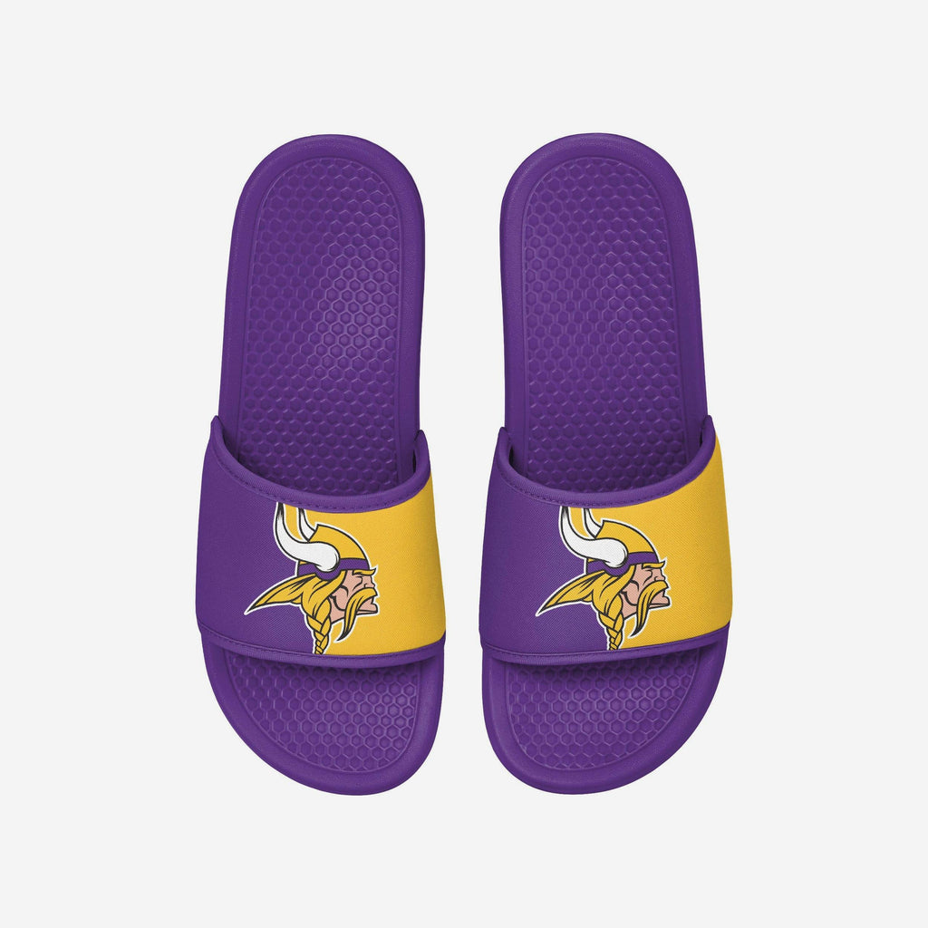 Minnesota Vikings Team Color Primary Logo Slide FOCO S - FOCO.com