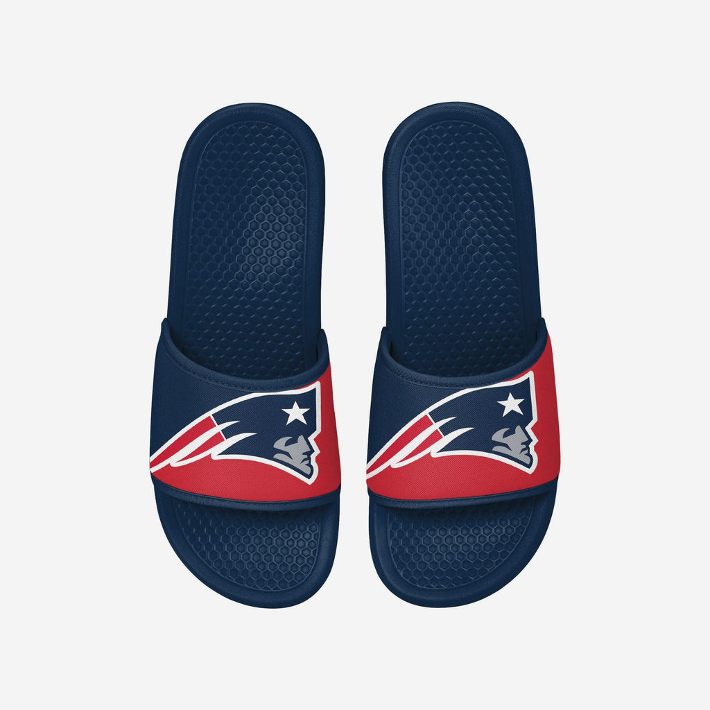 New England Patriots Team Color Primary Logo Slide FOCO S - FOCO.com