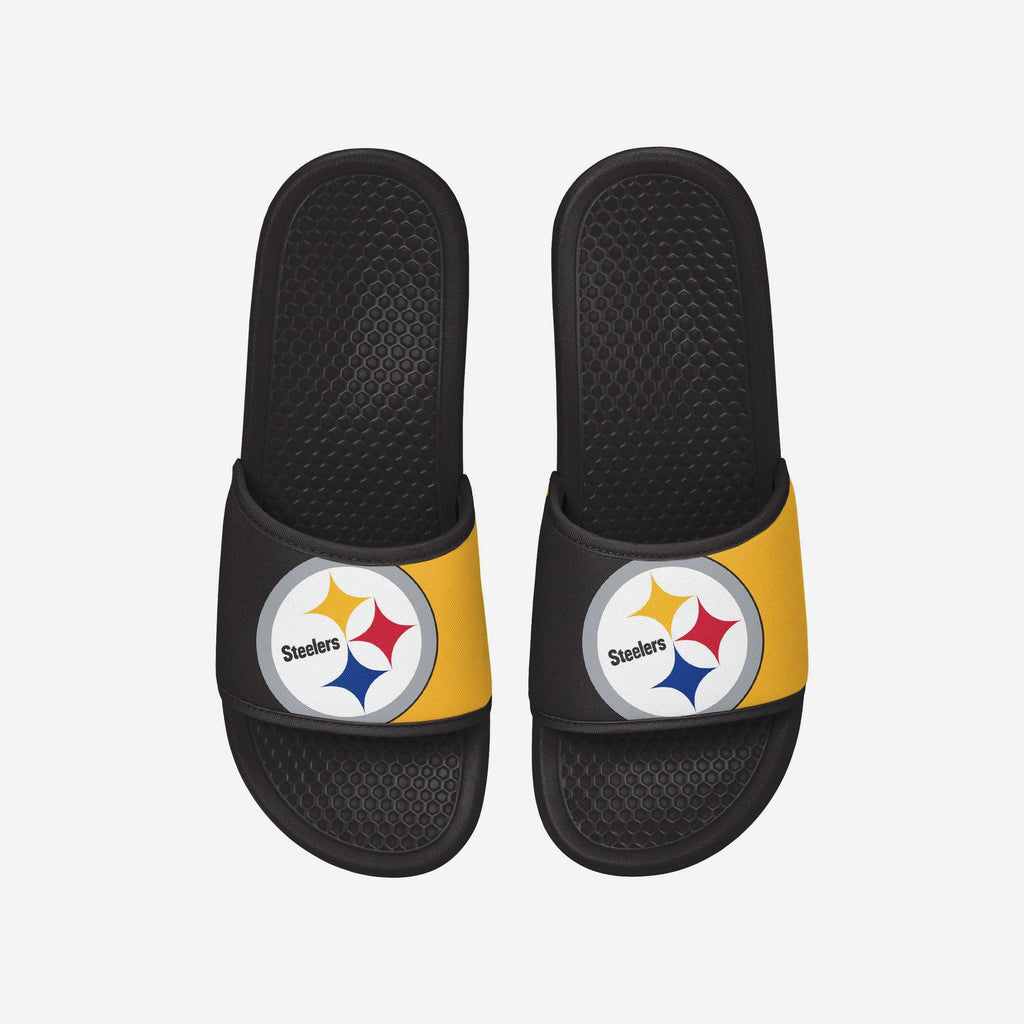 Pittsburgh Steelers Team Color Primary Logo Slide FOCO S - FOCO.com