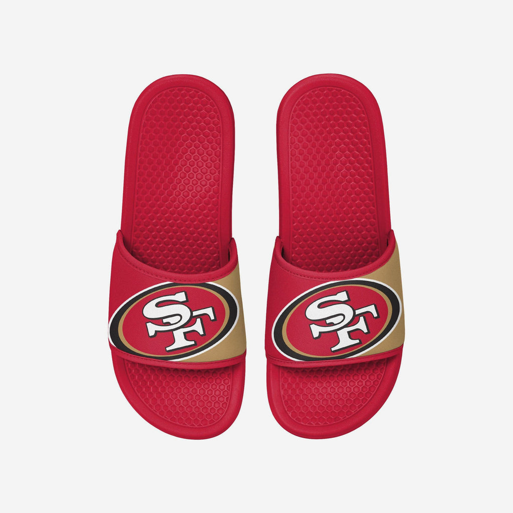 San Francisco 49ers Team Color Primary Logo Slide FOCO S - FOCO.com