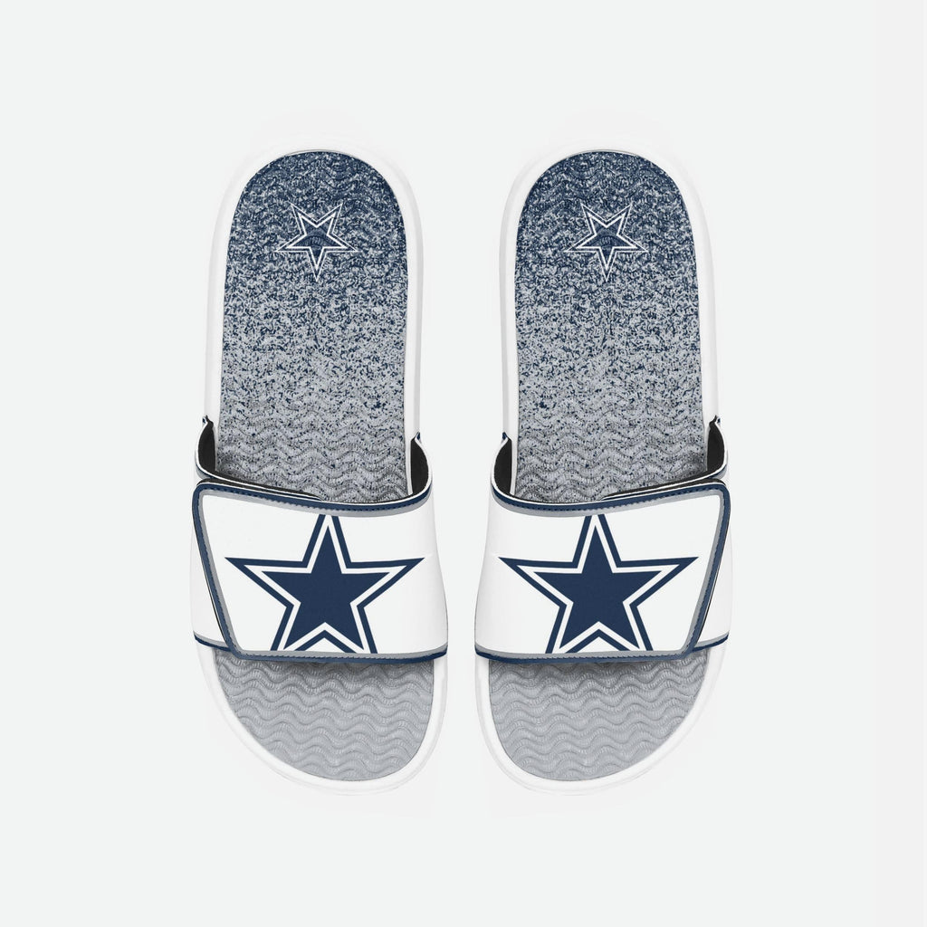Dallas Cowboys Primary Logo Gradient Gel Slide FOCO S - FOCO.com