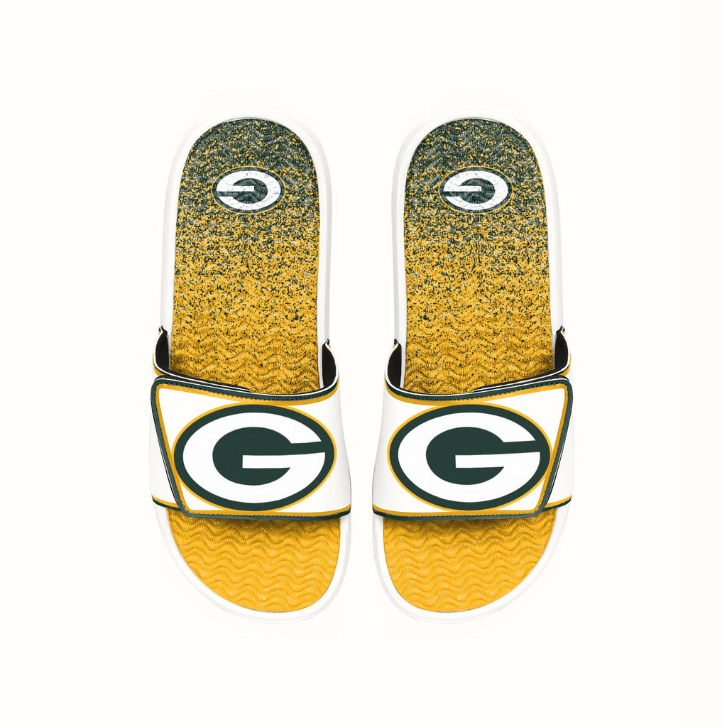 Green Bay Packers Primary Logo Gradient Gel Slide FOCO S - FOCO.com