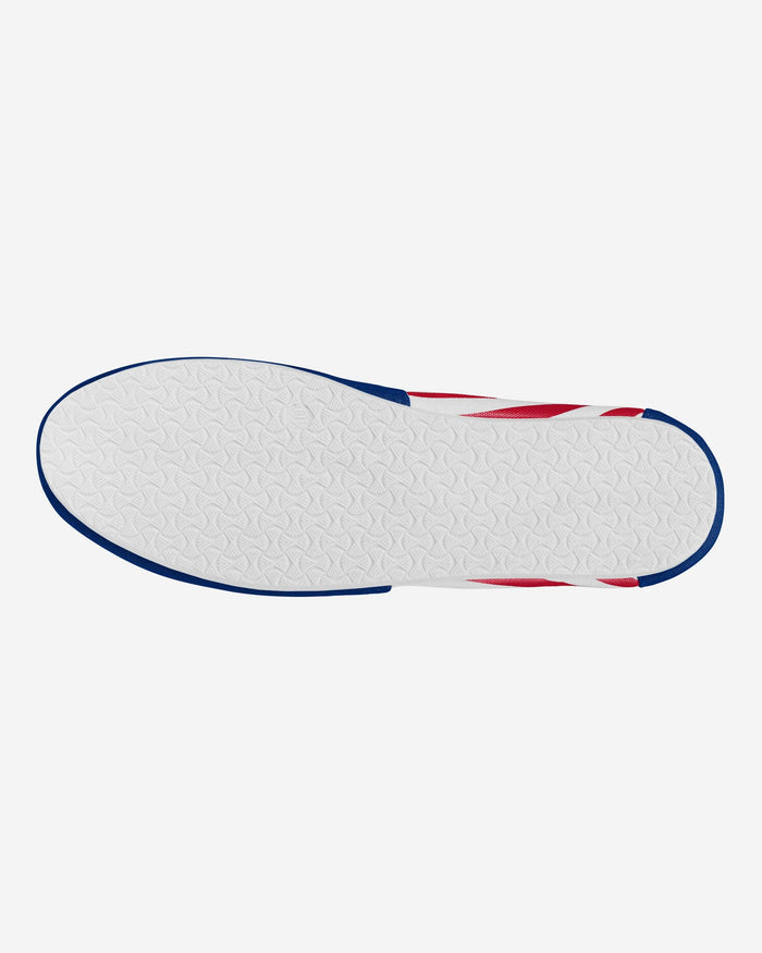 Texas Rangers Womens Stripe Canvas Shoe FOCO - FOCO.com