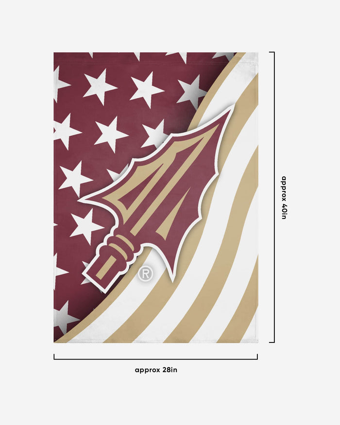 Florida State Seminoles Americana Vertical Flag FOCO - FOCO.com