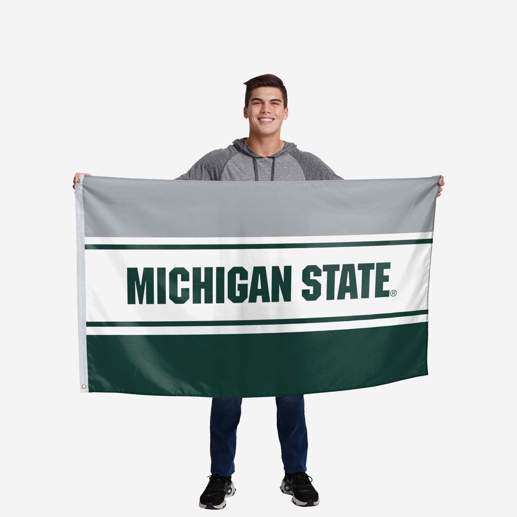 Michigan State Spartans Horizontal Flag FOCO
