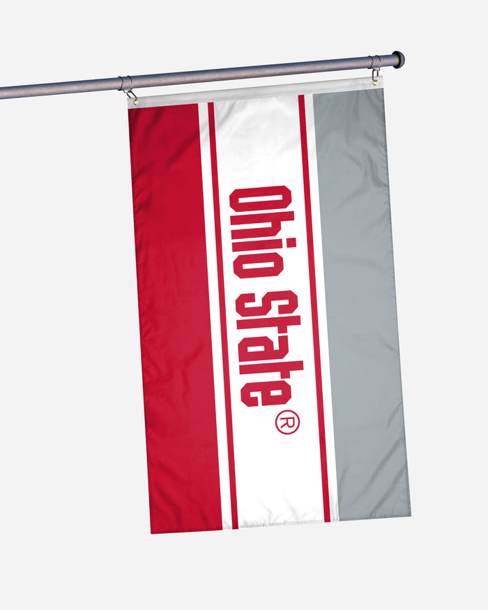 Ohio State Buckeyes Horizontal Flag FOCO - FOCO.com