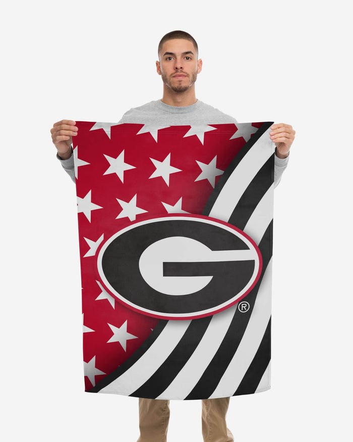 Georgia Bulldogs Americana Vertical Flag FOCO - FOCO.com