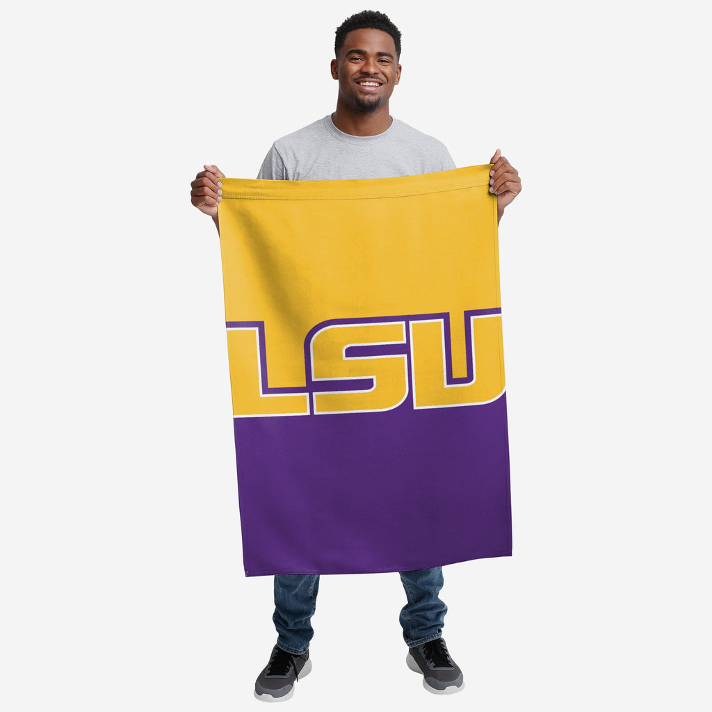 Lsu Lettering Vertical LSU Tigers Vertical Flag FOCO