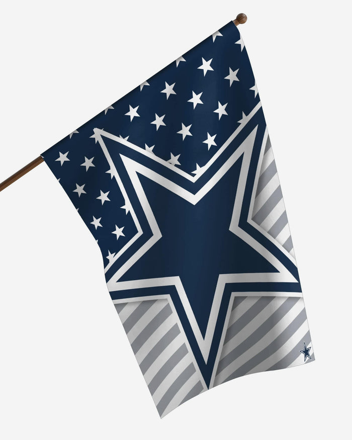 Dallas Cowboys Big Logo Americana Vertical Flag FOCO - FOCO.com