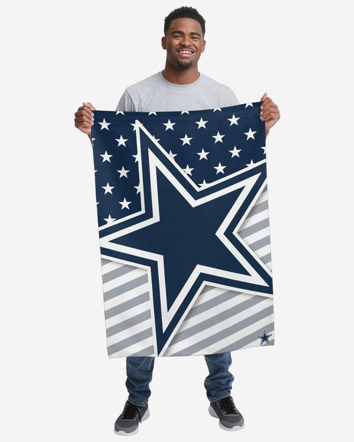 Dallas Cowboys Big Logo Americana Vertical Flag FOCO - FOCO.com