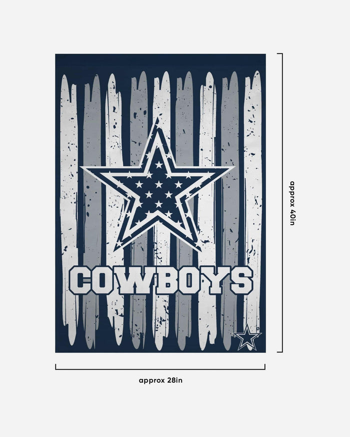 Dallas Cowboys Brushstroke Americana Vertical Flag FOCO - FOCO.com