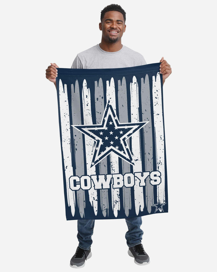 Dallas Cowboys Brushstroke Americana Vertical Flag FOCO - FOCO.com